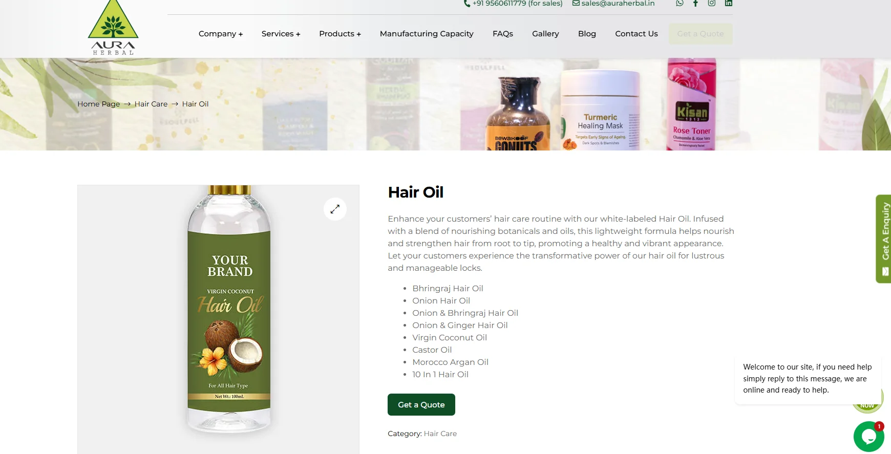 Top 10 Private Label Hair Oil Manufacturers in India